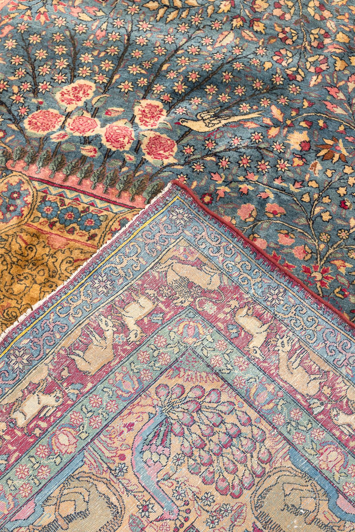 Antique Kerman Carpet Palatial Size  For Sale 2