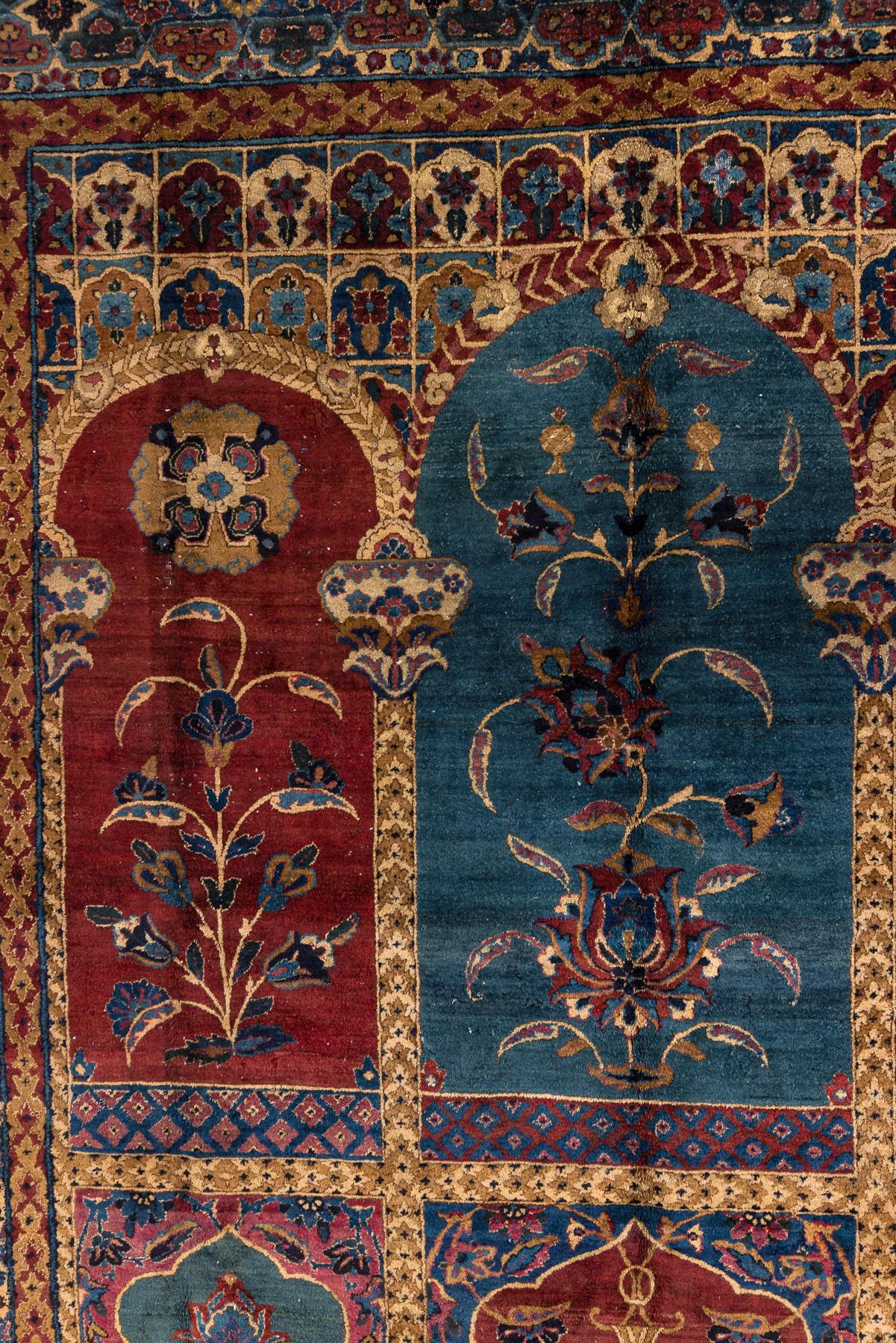 Persian Antique Kerman Carpet For Sale