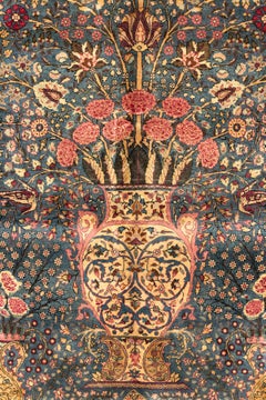 Vintage Kerman Carpet Palatial Size 