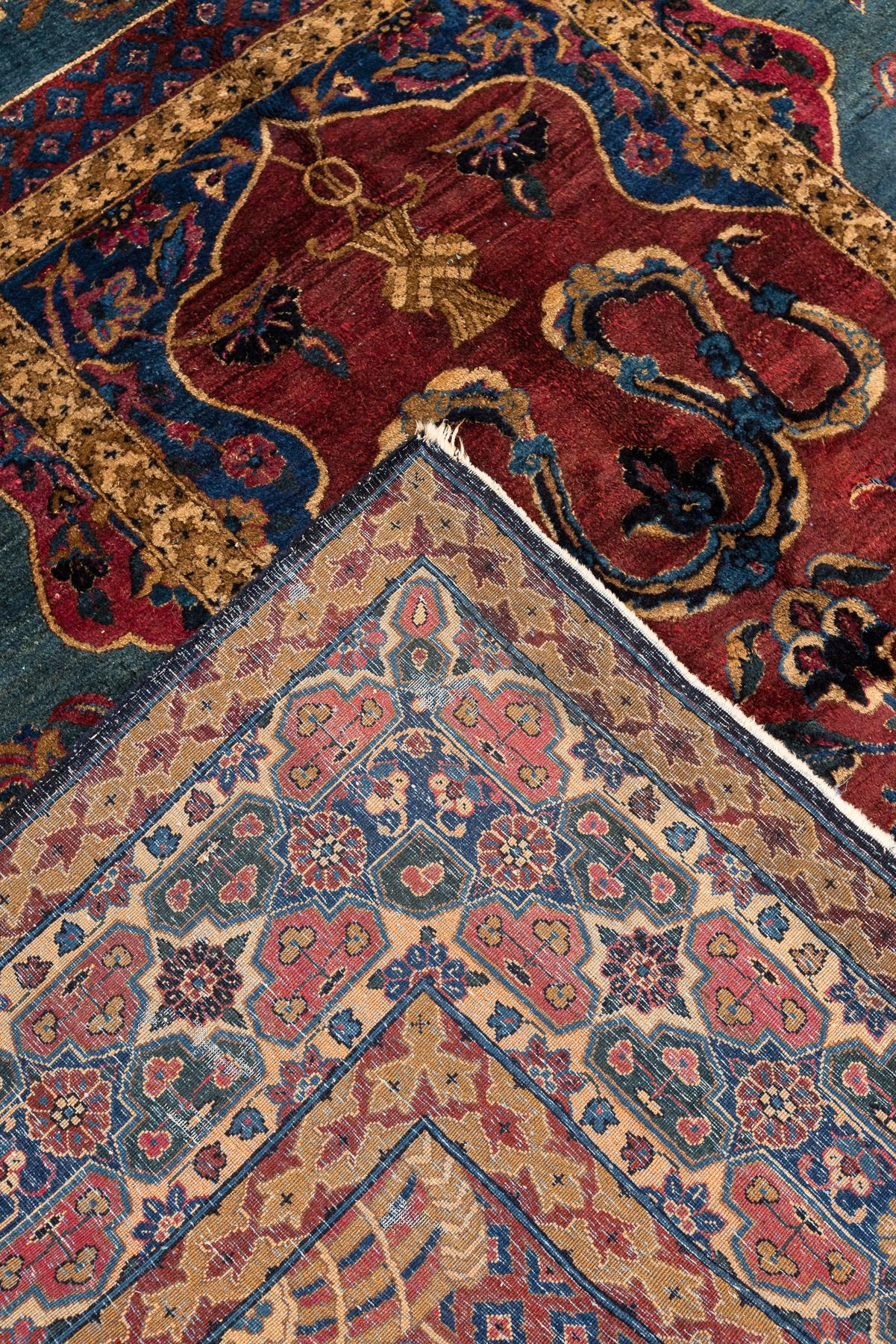 Antique Kerman Carpet In Excellent Condition For Sale In Barueri, SP, BR
