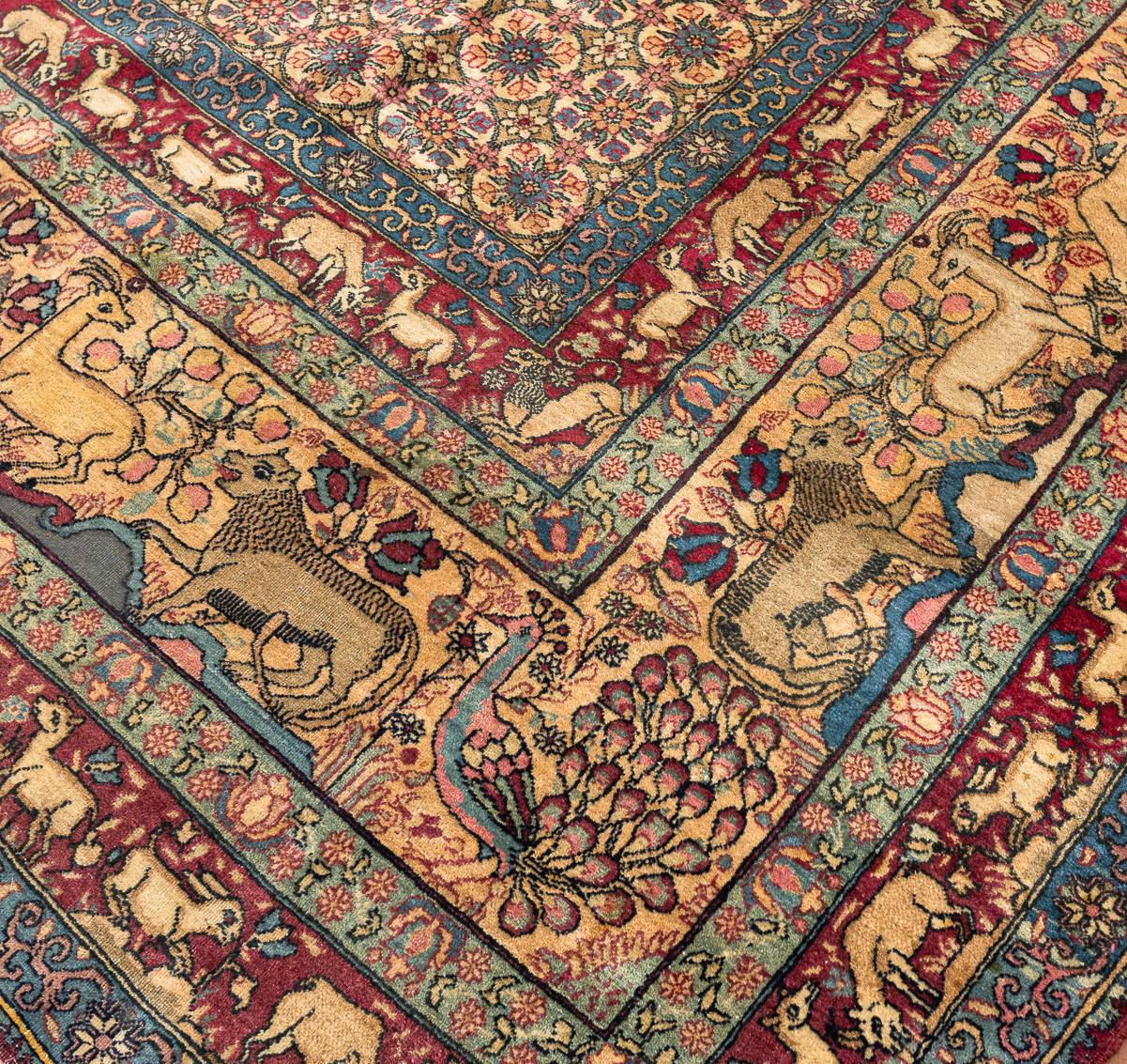 Antique Kerman Carpet Palatial Size  For Sale 1