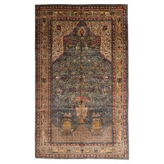 Antique Kerman Carpet Palacial Size 