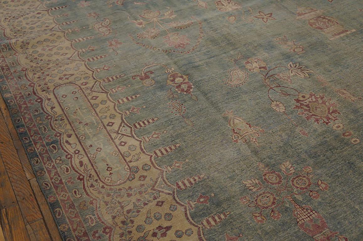 Hand-Knotted Antique Kerman