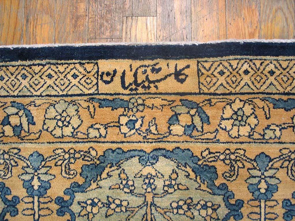 Early 20th Century Persian Kerman Lavar Carpet by OCM ( 16'4