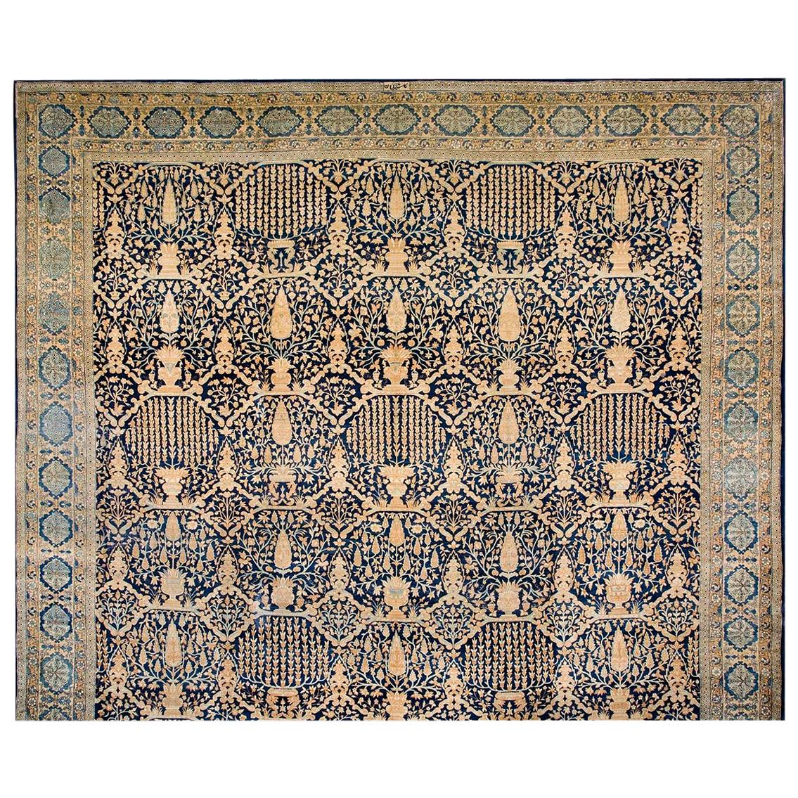 Tapis persan Kerman du début du 20e siècle par OCM ( 16'4 "x 30' - 498 x 915 ) en vente