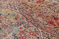 Antique Kerman Lavar Persian Twin Runners with Interlocking Florals-Rug & Kilim