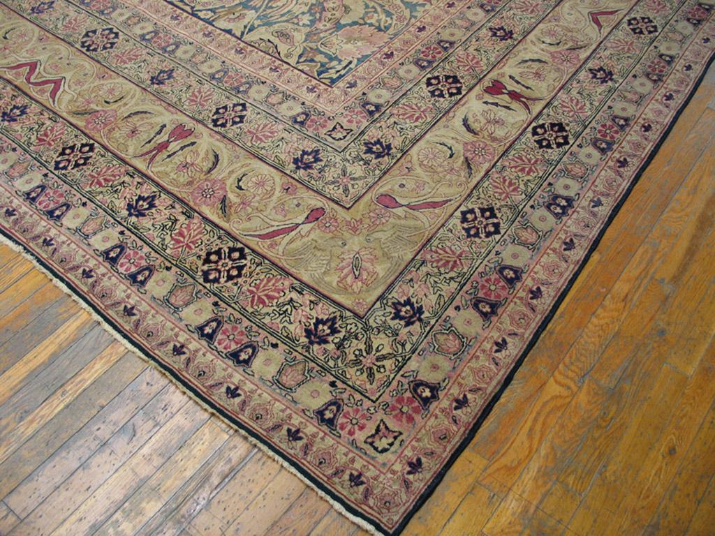 Kirman 19th Century Persian Kerman Laver Carpet ( 10' x 20'8