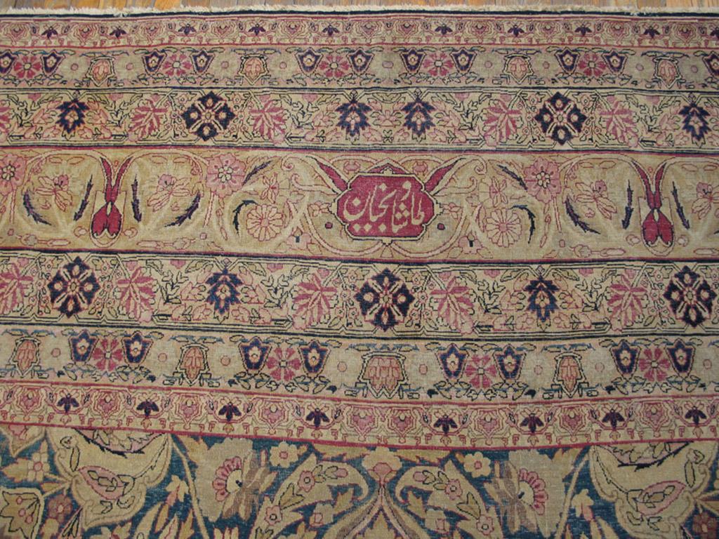 19th Century Persian Kerman Laver Carpet ( 10' x 20'8