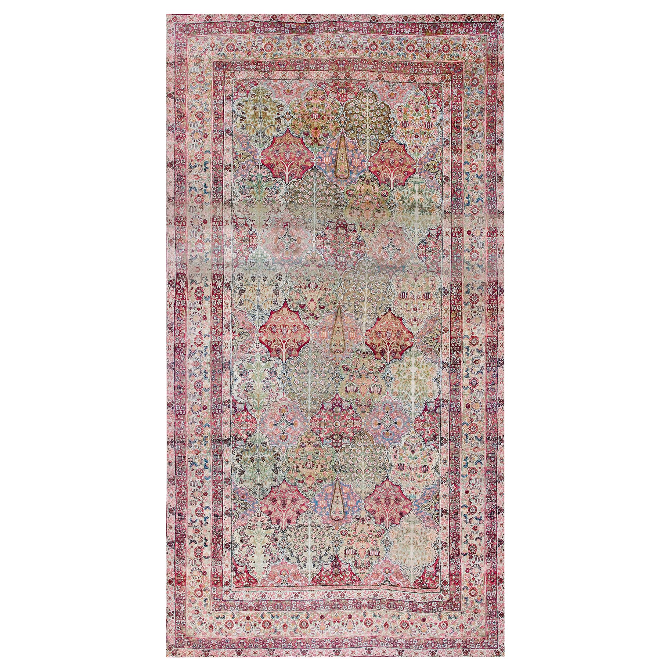 Antique Kerman, Lavar Rug 8'4" x 16'0".