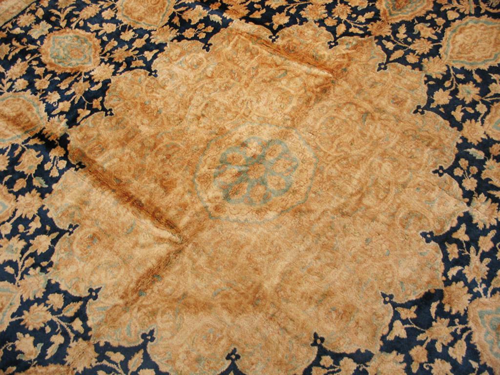 Mid-20th Century Antique Kerman Persian Rug For Sale