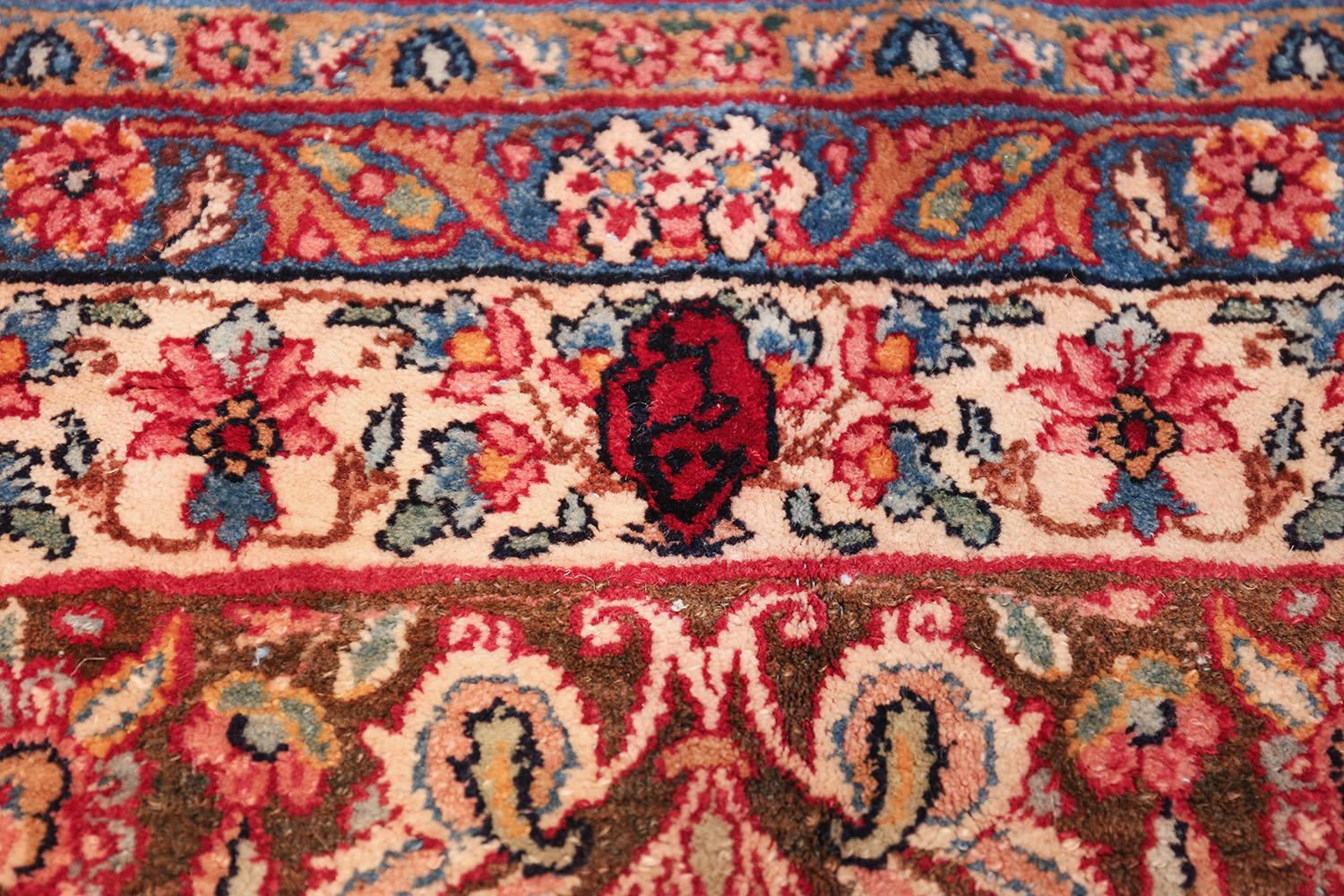 Antique Kerman Persian Rug. Size: 9 ft 9 in x 17 ft 3 in (2.97 m x 5.26 m) 3