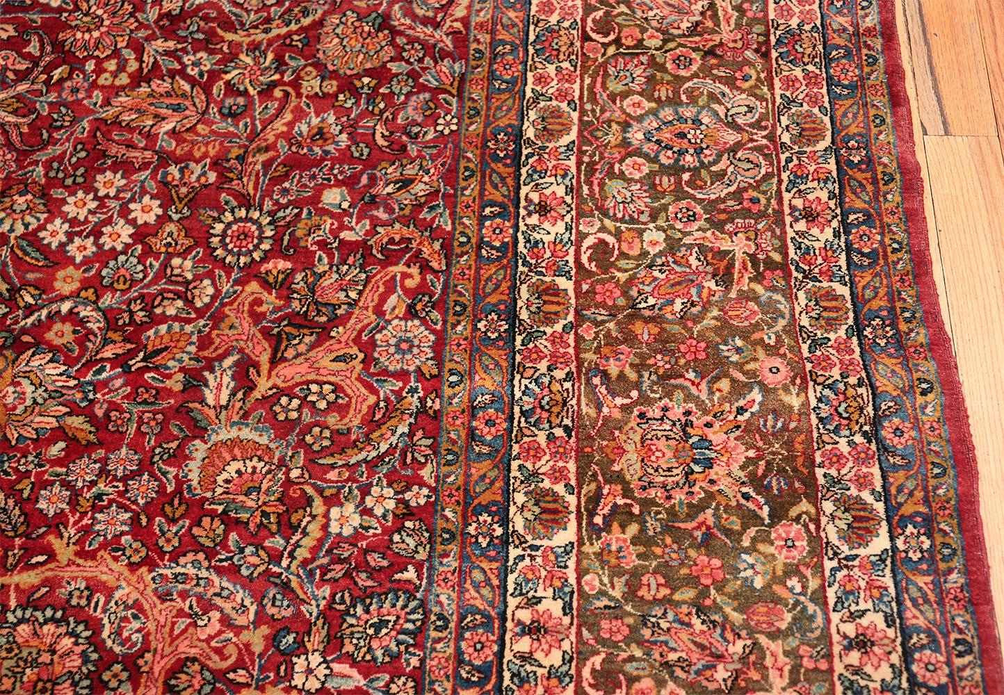 Antique Kerman Persian Rug. Size: 9 ft 9 in x 17 ft 3 in (2.97 m x 5.26 m) 6
