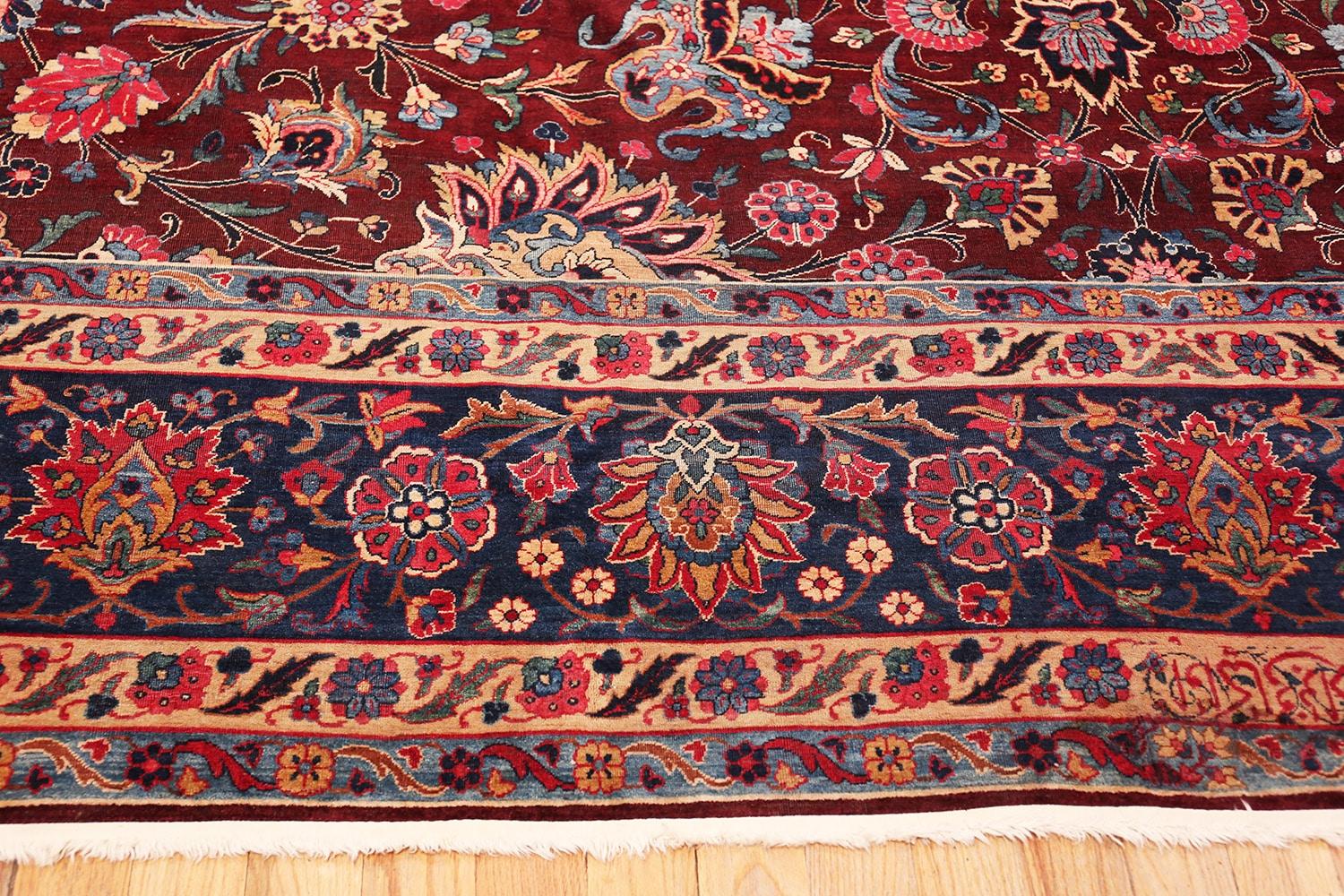 Antique Persian Kerman, country of origin: Persia, date circa 1900. Size: 11 ft 8 in x 21 ft 2 in (3.56 m x 6.45 m)


