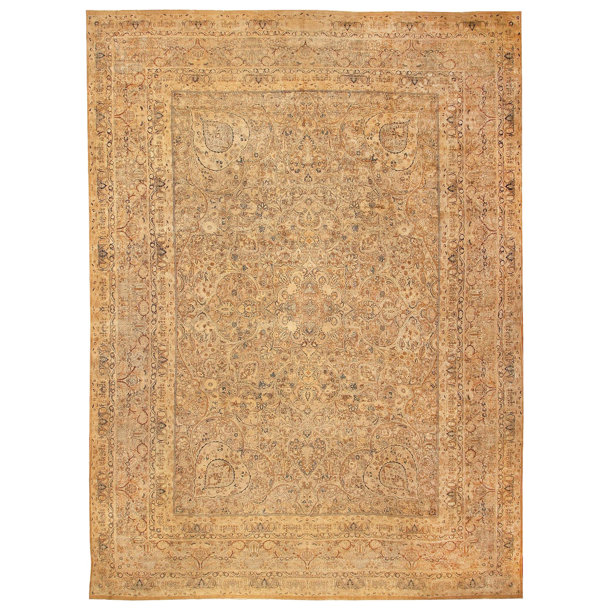 Antique Kerman Persian Rug. Size: 15 ft 9 in x 21 ft 6 in