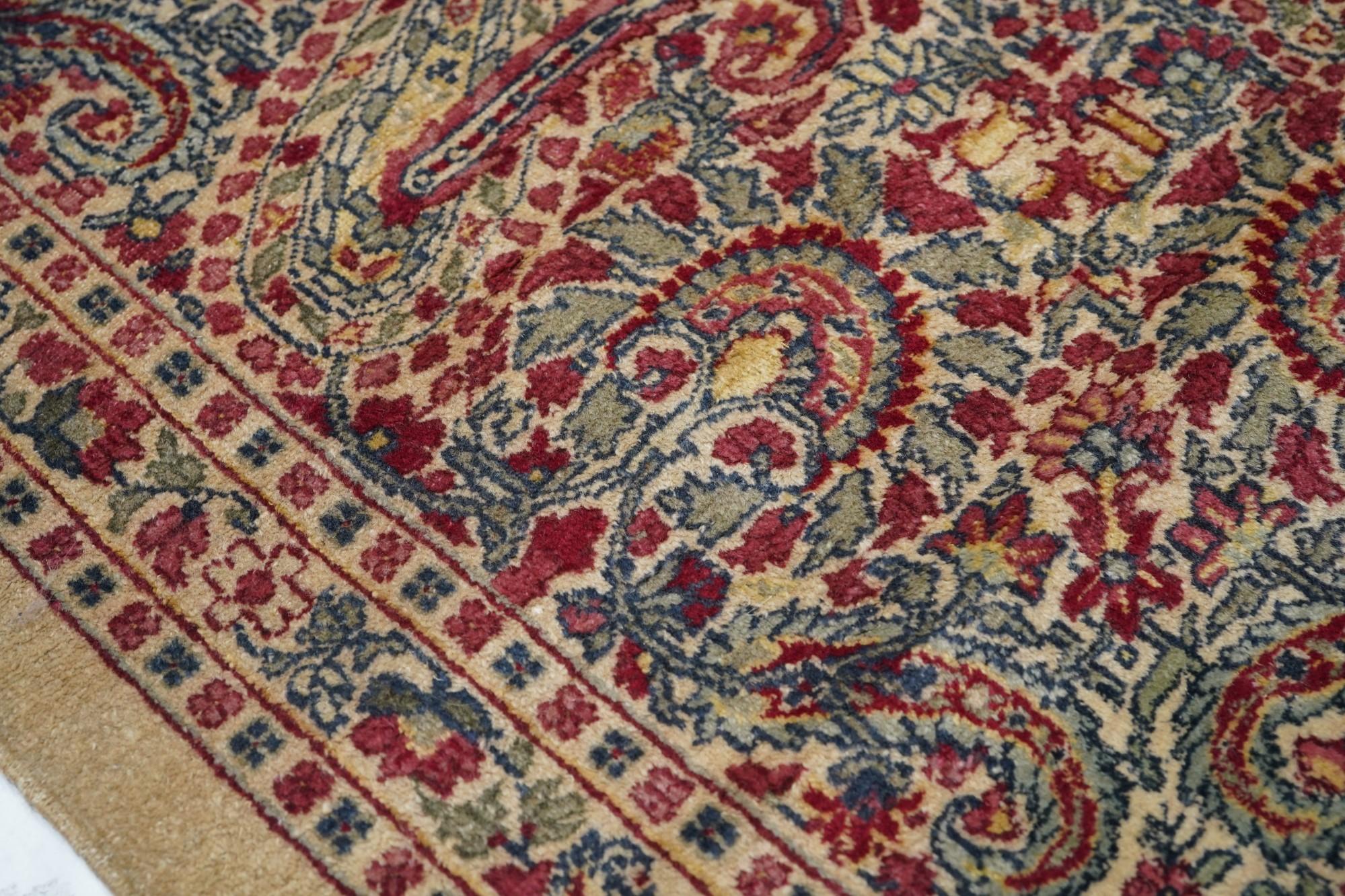 Antique Kerman Rug For Sale 1