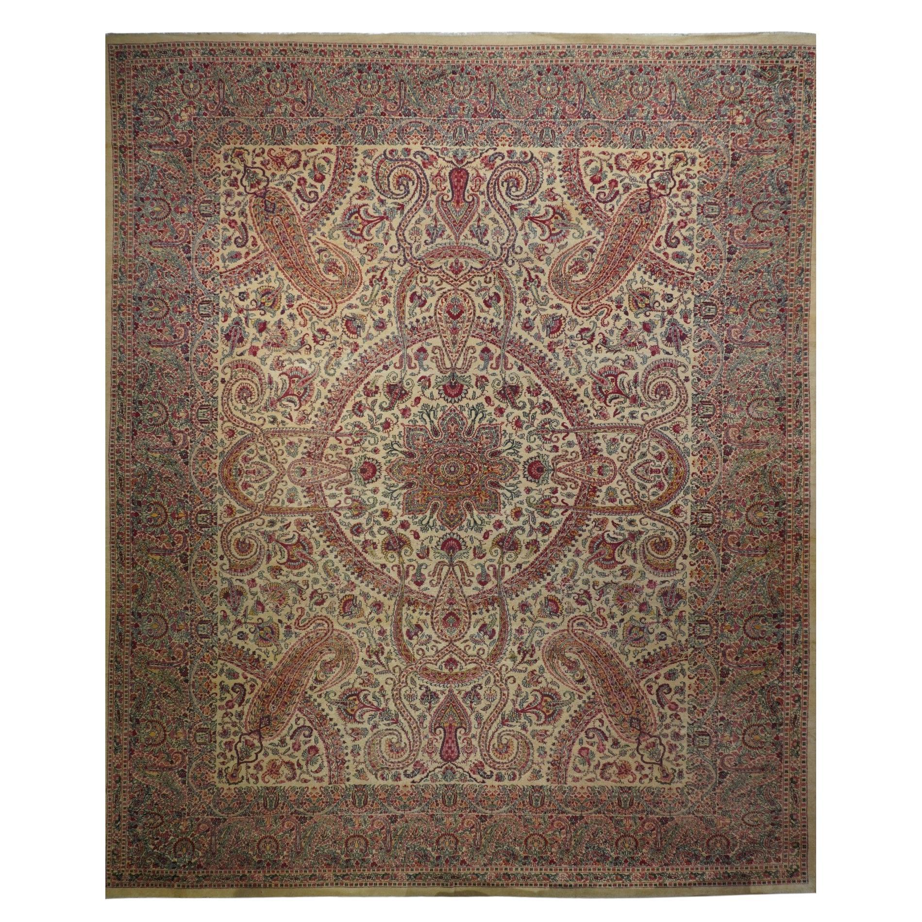 Antique Kerman Rug 11'3'' x 15'5''