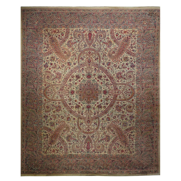 Antique Kerman Rug For Sale at 1stDibs