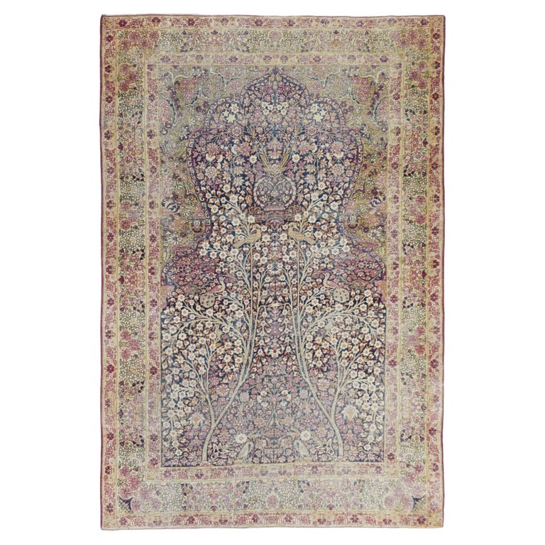 Antique Kerman Rug For Sale at 1stDibs