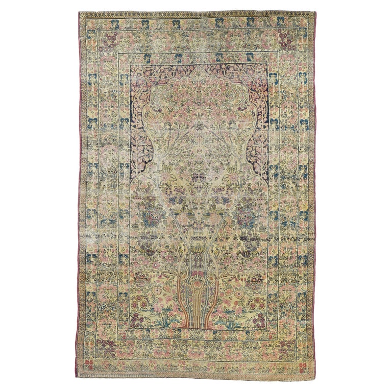 Antique Kerman Rug For Sale at 1stDibs