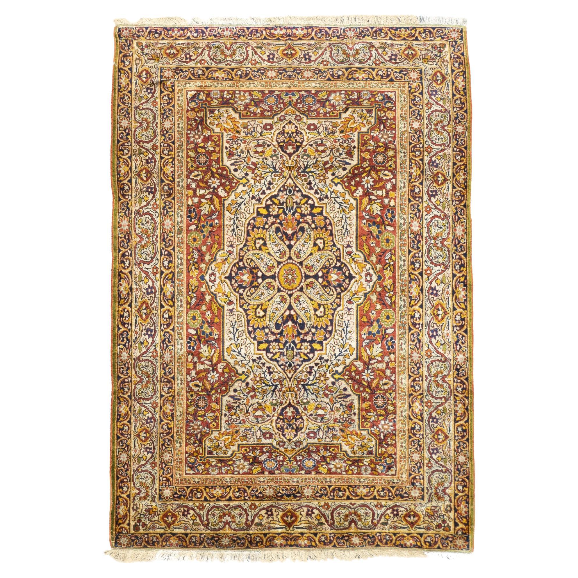 Antique Kerman Rug 4'5'' x 6'3''