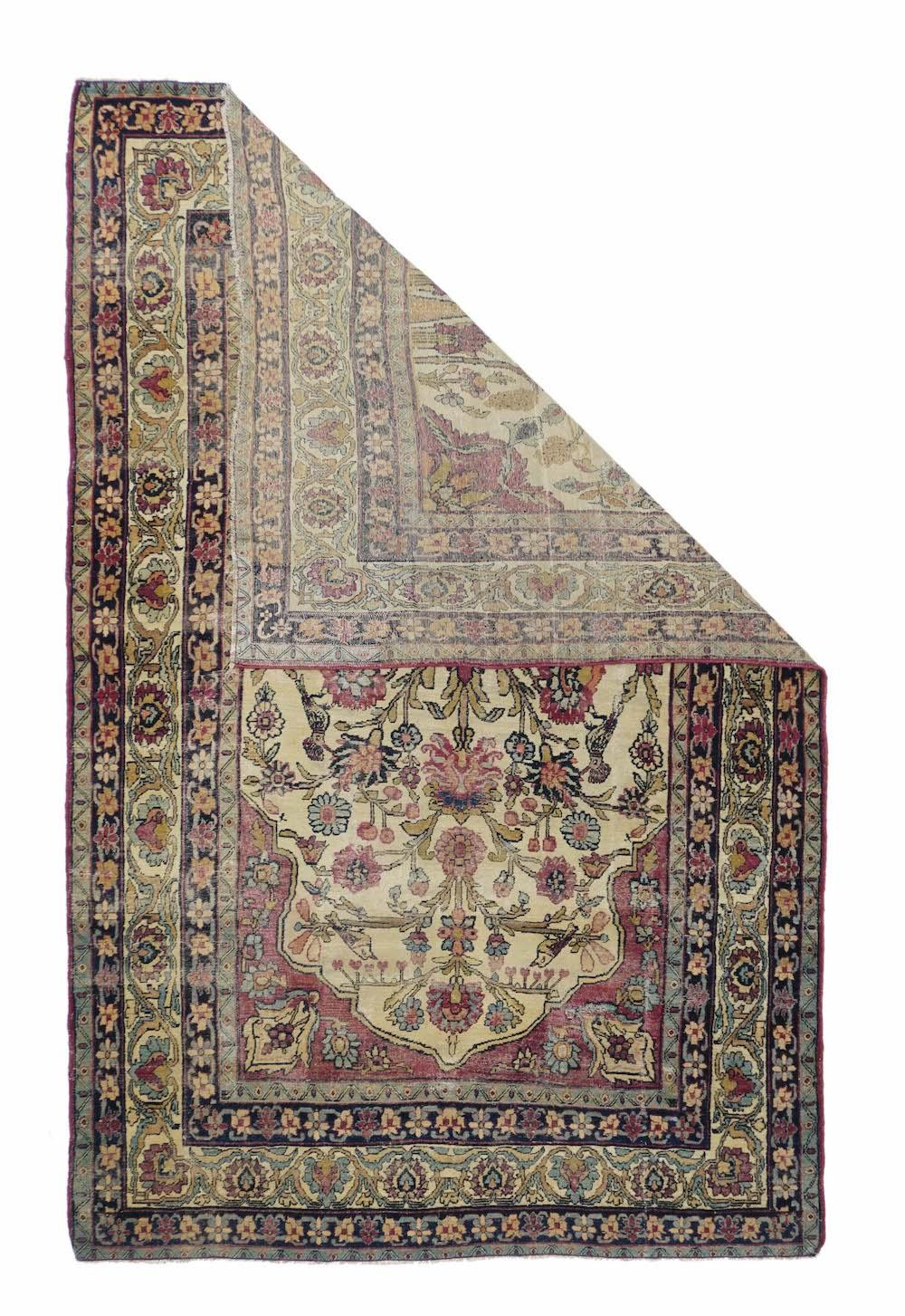 Antique Kerman Rug 4'6'' x 7'0''.