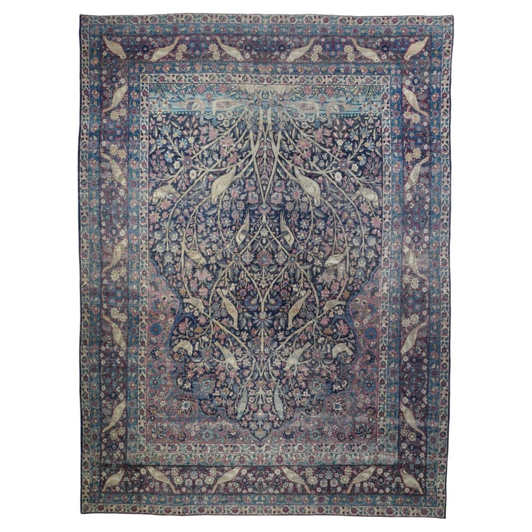 Antique Kerman Rug For Sale at 1stDibs