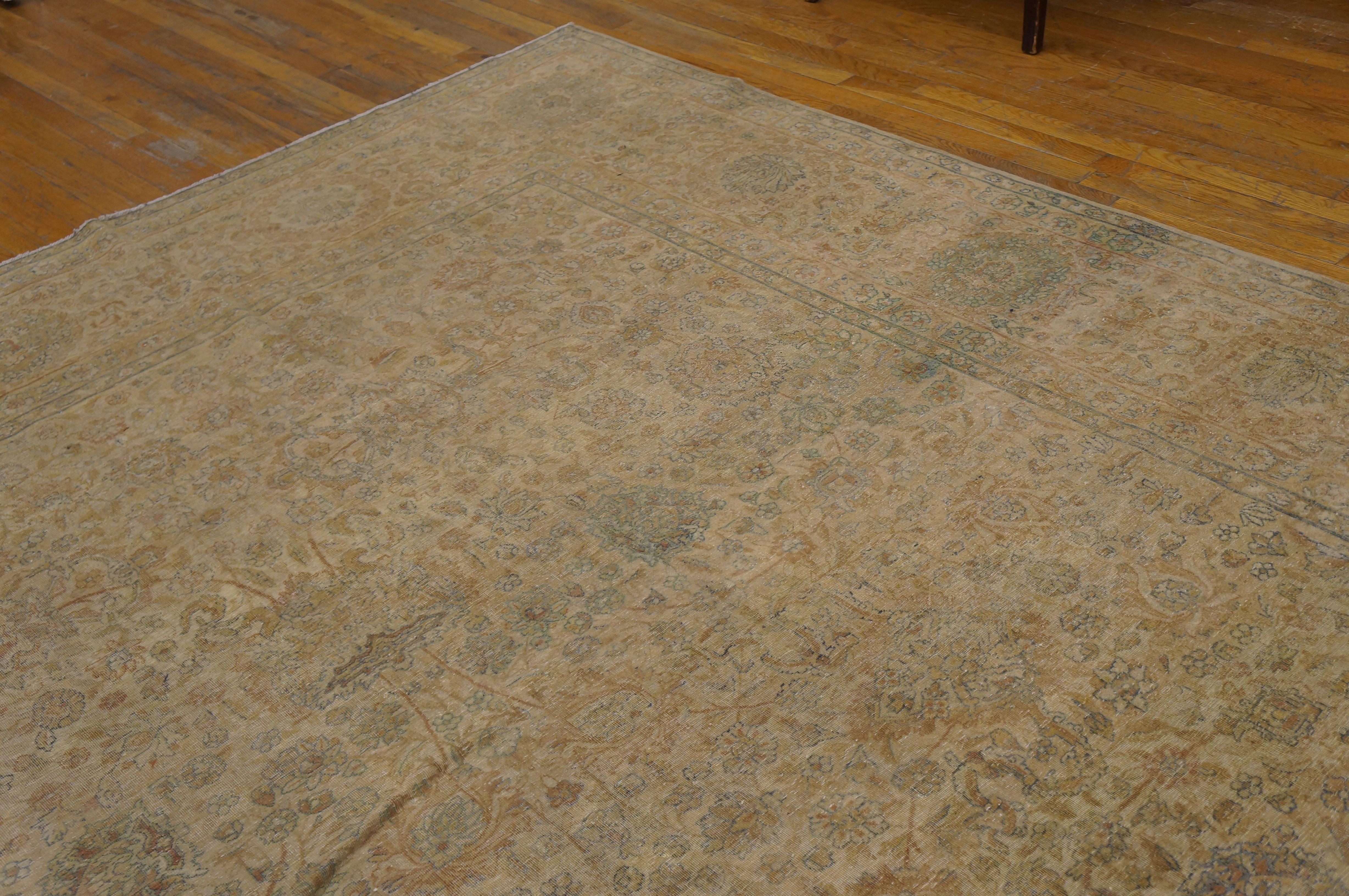 Mid-20th Century 1930s Persian Kerman Carpet ( 9'3