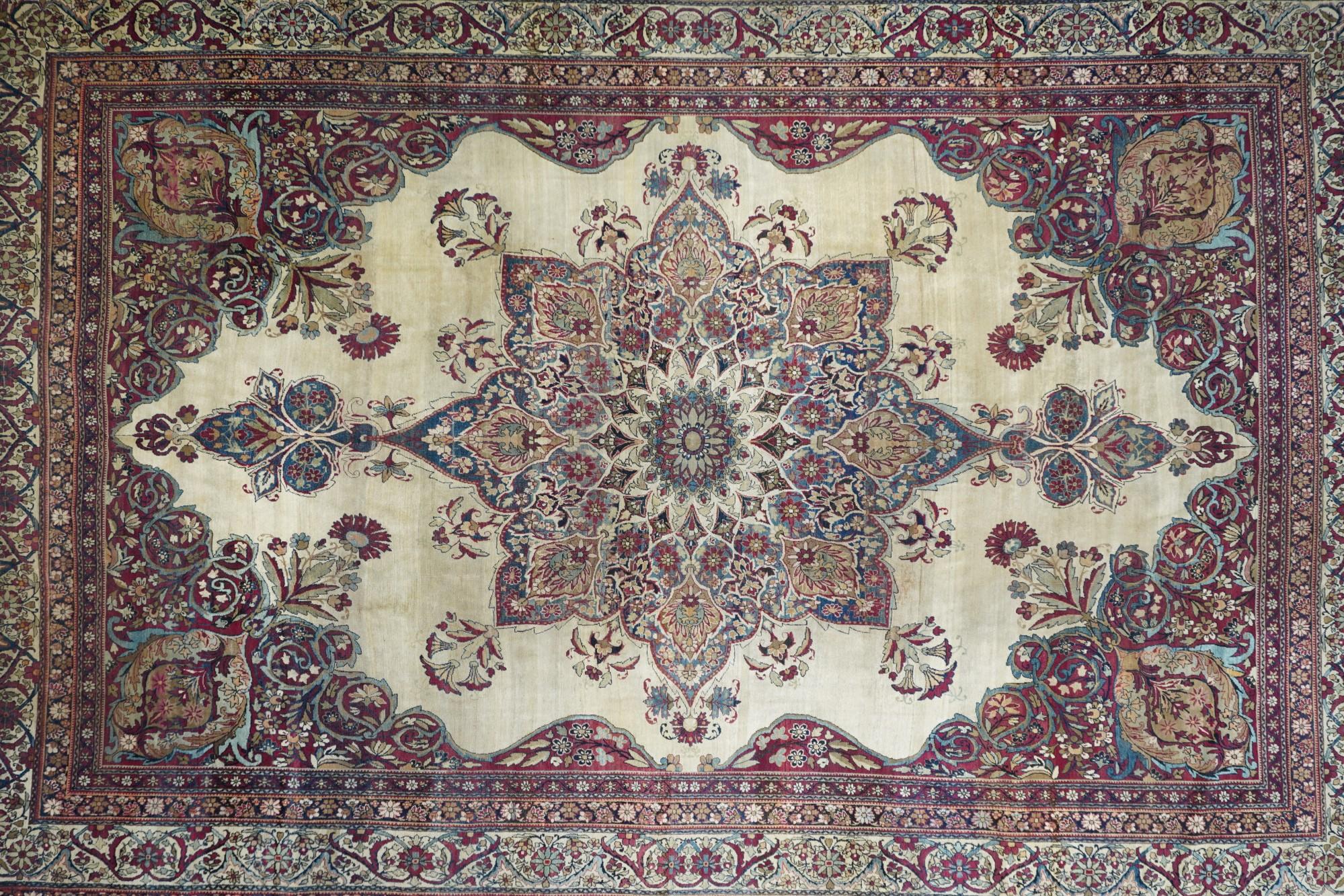 Persian Antique Kerman Rug For Sale