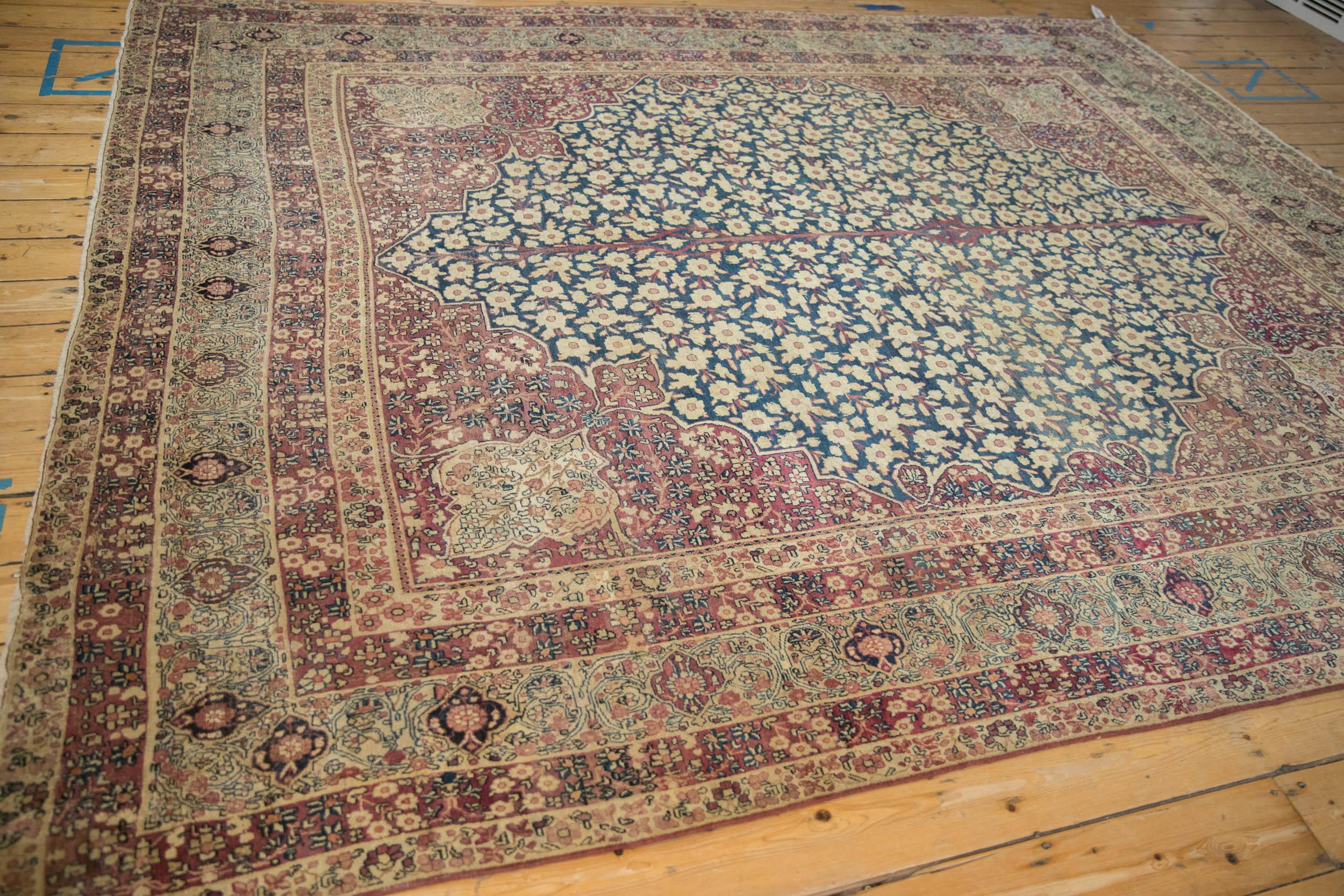Wool Antique Kermanshah Carpet For Sale