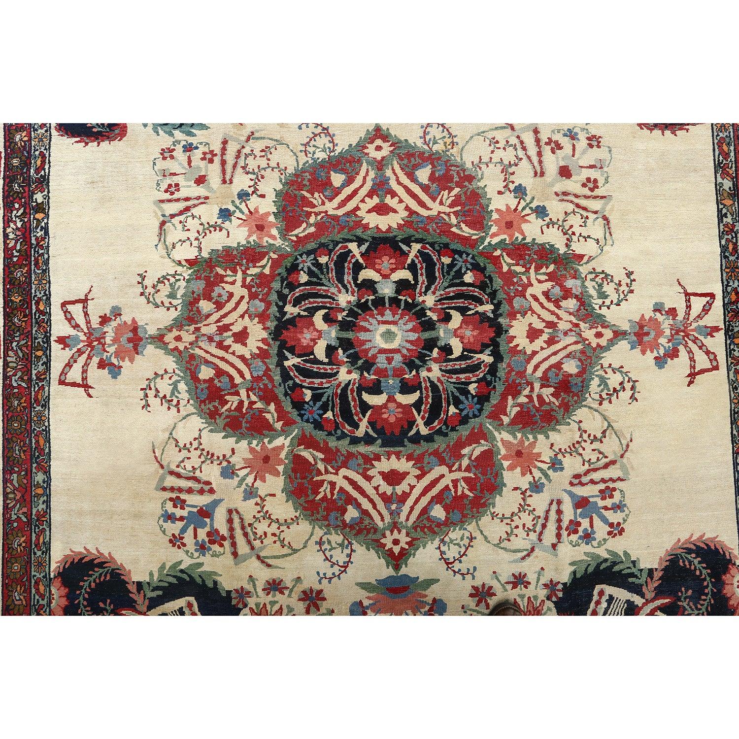 Antiker Kermanshah-Teppich - Größe: 15'4 X 11'2 (Handgeknüpft) im Angebot