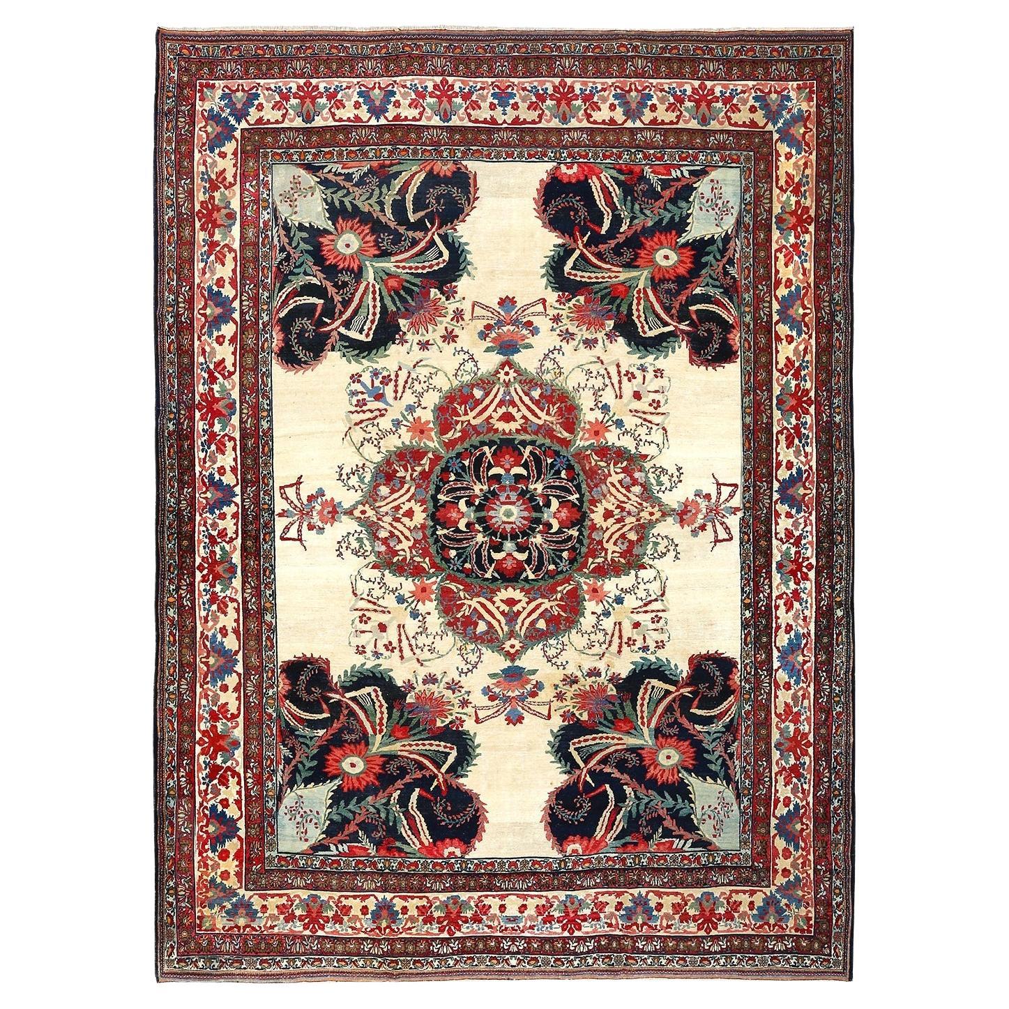 Alfombra Antigua Kermanshah - Tamaño: 15'4 X 11'2