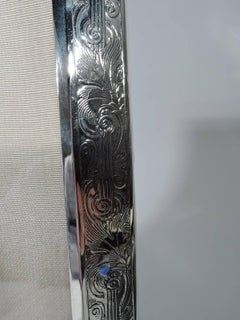 Marco antiguo Kerr Art Nouveau de plata de ley