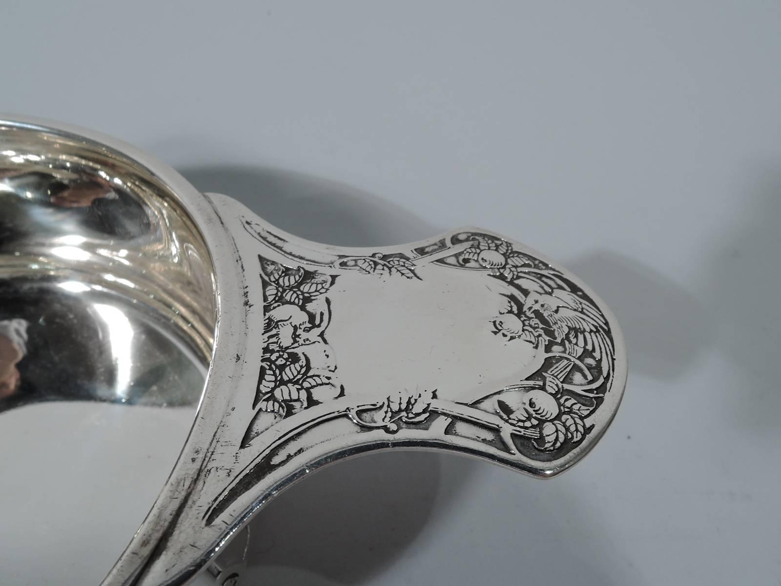 Antique Kerr Edwardian Sterling Silver Animal Porringer 5