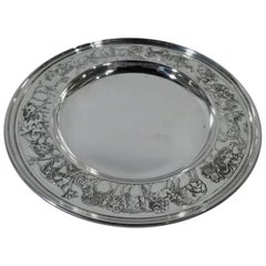 Antique Kerr Edwardian Sterling Silver Noah’s Ark Plate