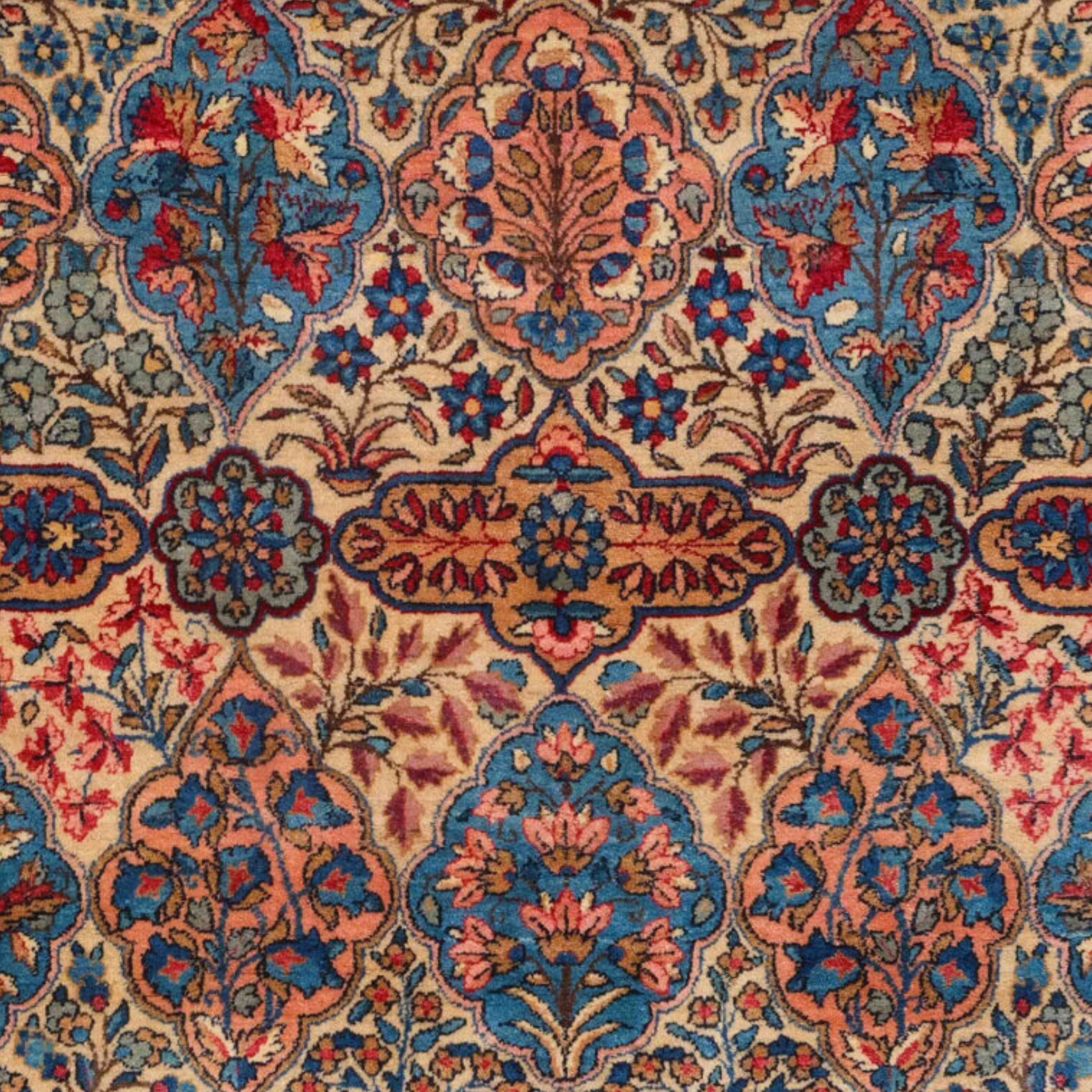 Asian Antique Keshan Rug - Late 20th Century Keshan Rug, Persian Rugs For Sale