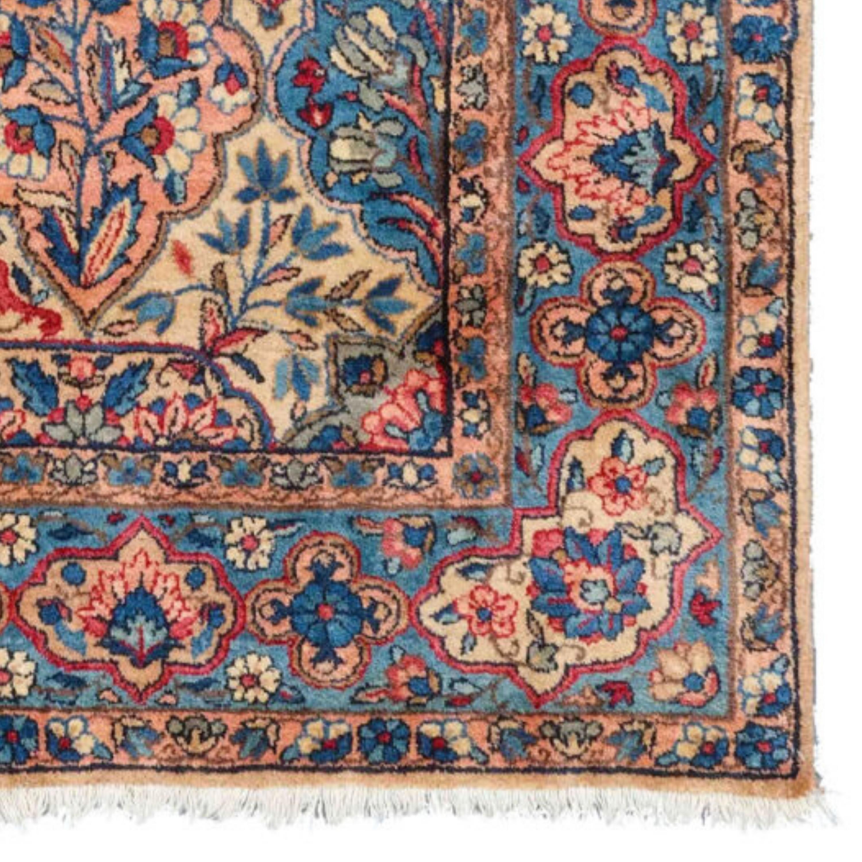 Wool Antique Keshan Rug - Late 20th Century Keshan Rug, Persian Rugs For Sale