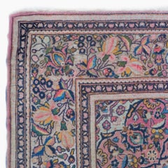 Antique Keshan Rug - Late 19th Century