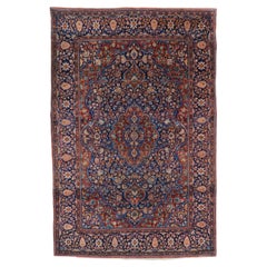 Antique Keshan Rug - Late of the 19th Century Persian Keshan Silk Rug