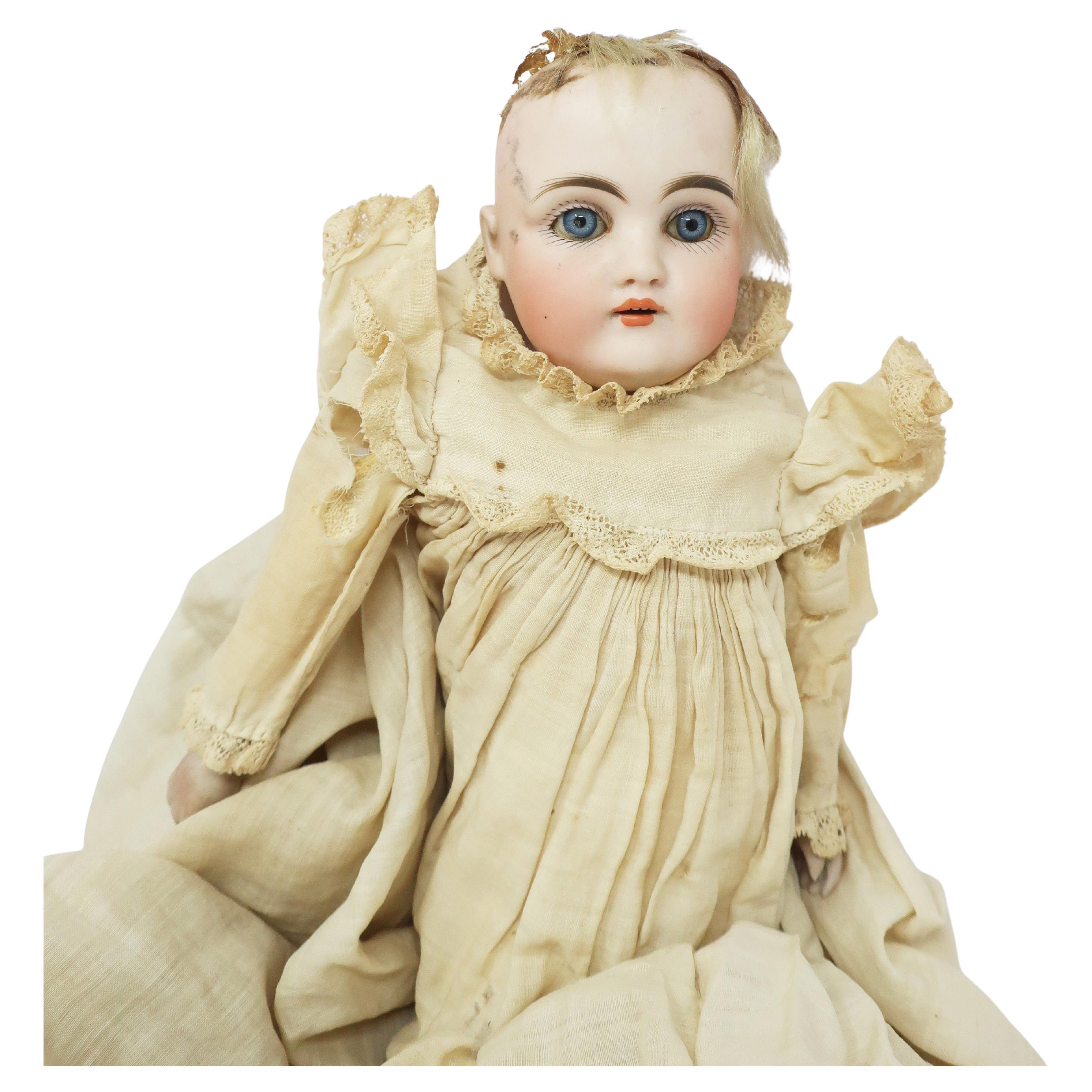 Buy German MINIATURE Articulated Bisque Dollhouse Parian Doll Online in  India 