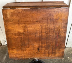 Antique Keuffel & Esser Drafting Table With Iron Base