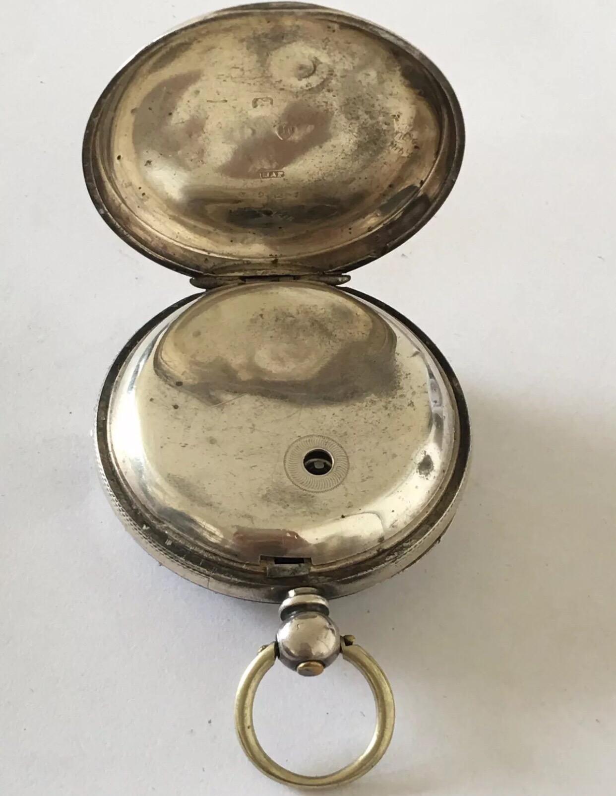 silver pocket watch hallmarks