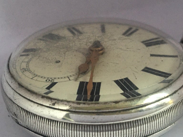Antique Key Winding Silver Pocket Watch at 1stDibs antique key wind