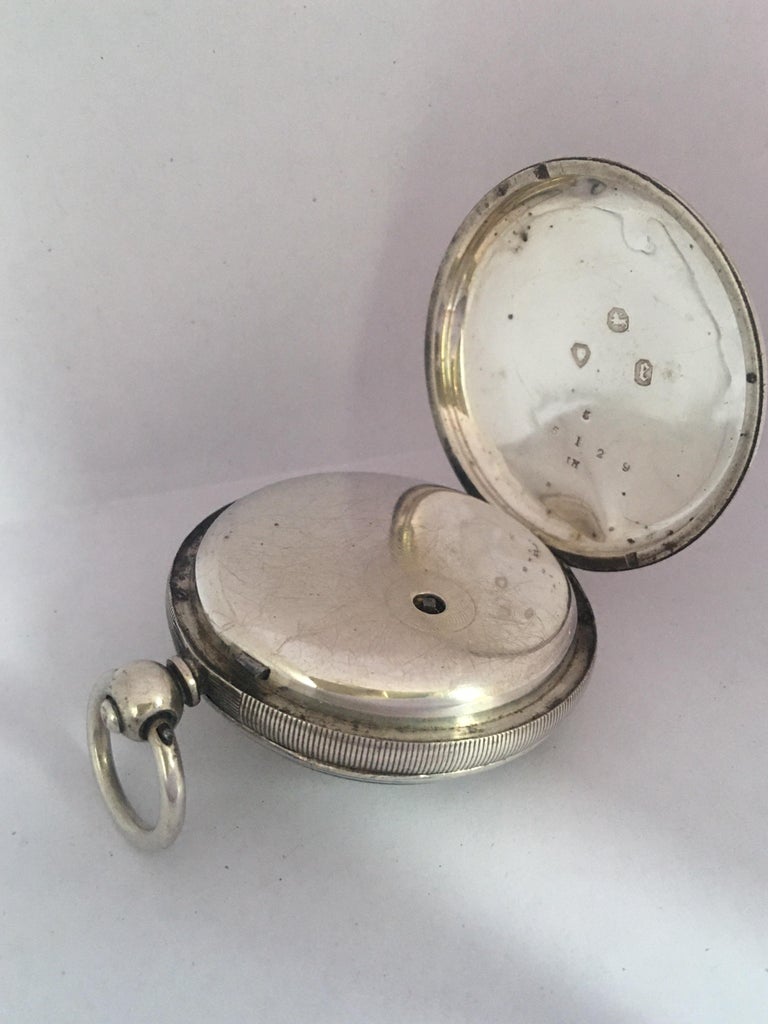 Antique Key Winding Silver Pocket Watch at 1stDibs antique key wind