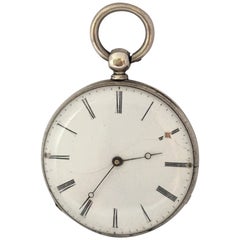 Antique Key-Winding Silver Pocket Watch Antique Key-Winding Silver Pocket Watch