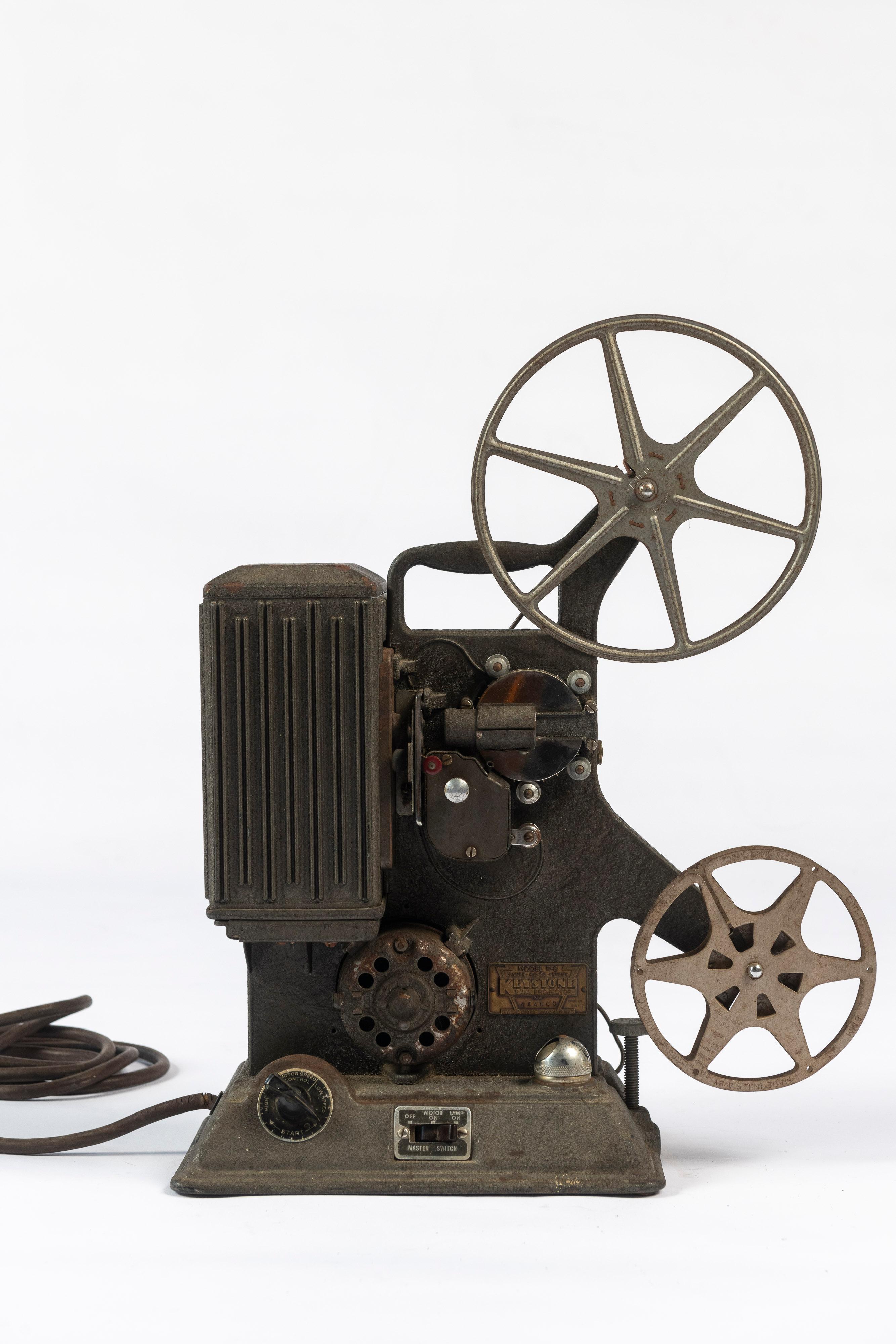 Art Deco Antique Keystone 8 M.M. Film Projector, Model R-8, USA For Sale