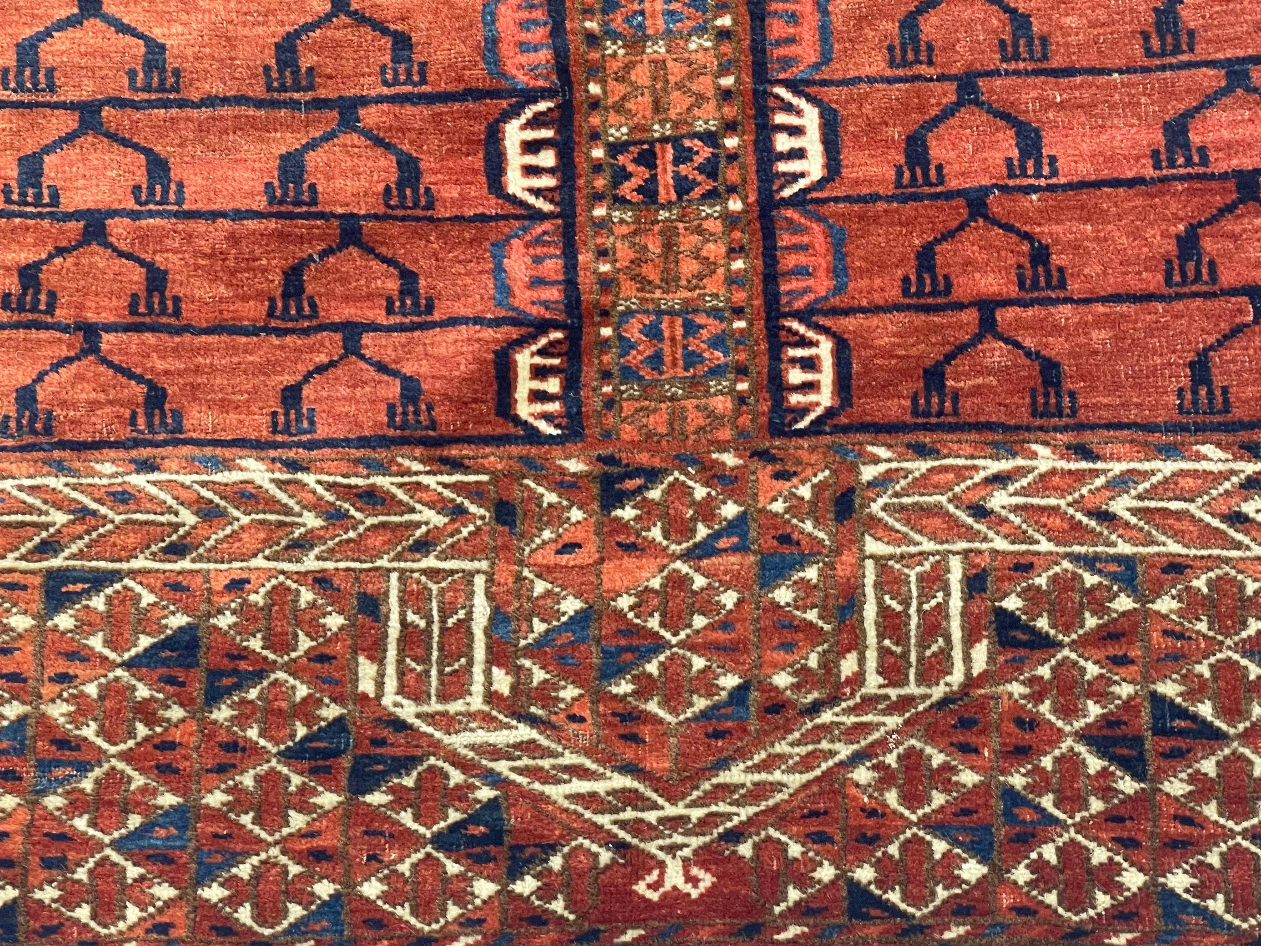 Antique Khachli Bokhara Rug 4'3