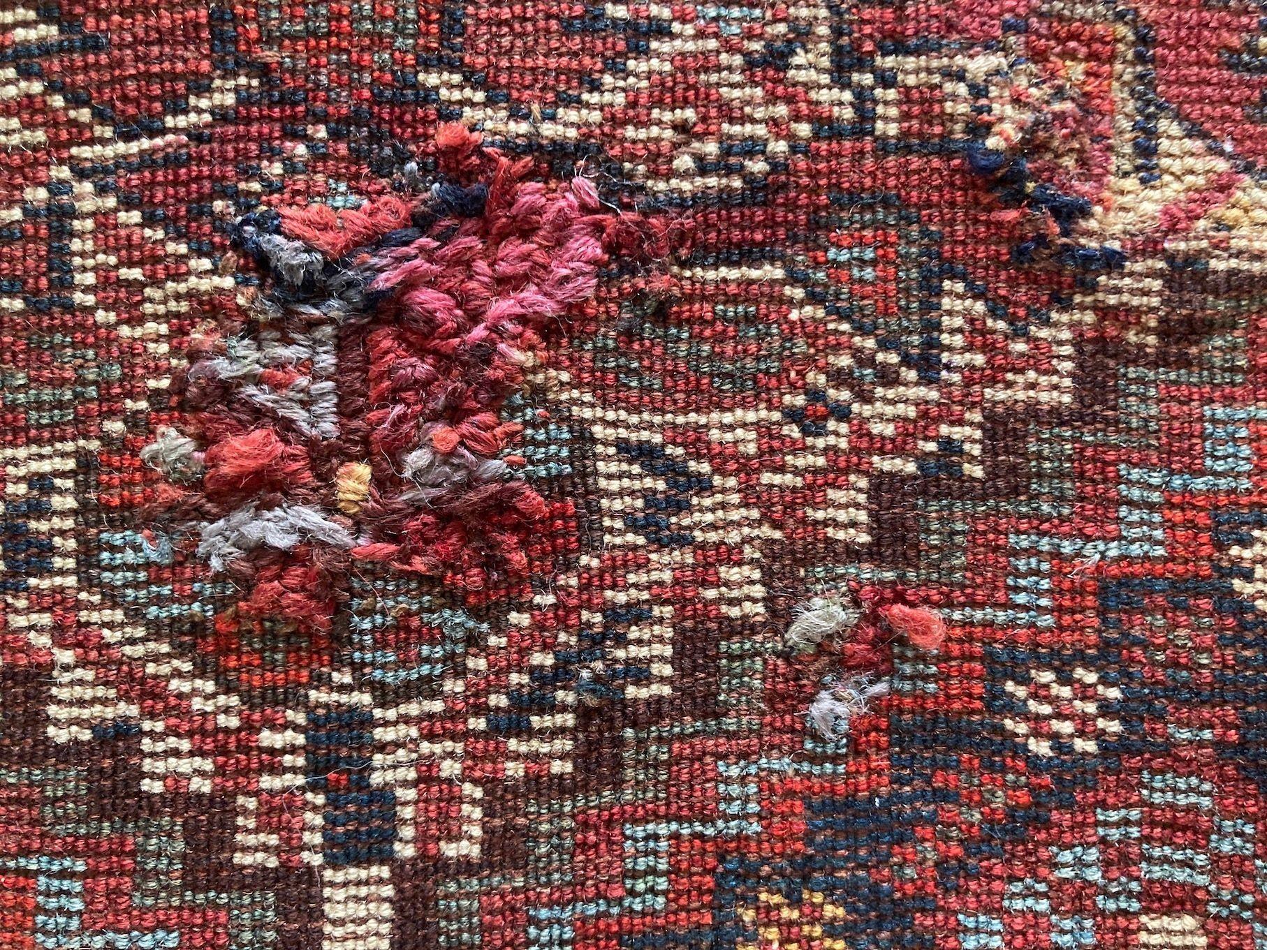 Tappeto antico Khamseh 1,78m X 1,45m in vendita 14