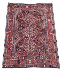 Antique Khamseh Rug 1.78m X 1.45m
