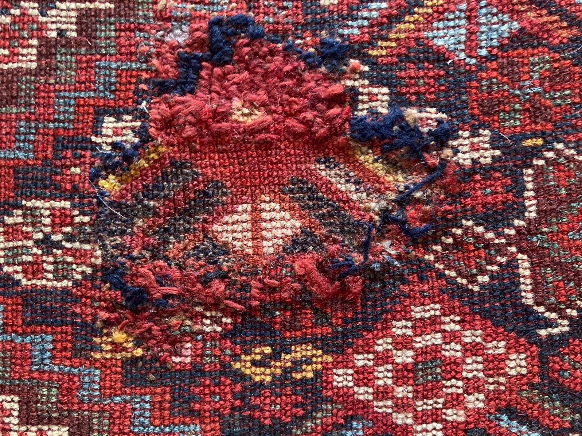 Tappeto antico Khamseh 1,78m X 1,45m in vendita 15