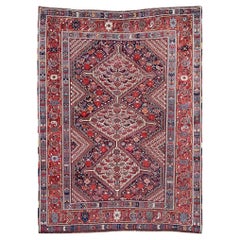 Antiker Khamseh-Teppich 1,78m X 1,45m